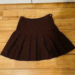 H&M Dark Brown Mini Skirt